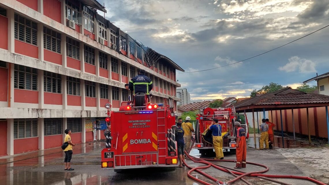 Minggu Nilai Kerosakan Sekolah Terbakar Di Bukit Mertajam Fadhlina