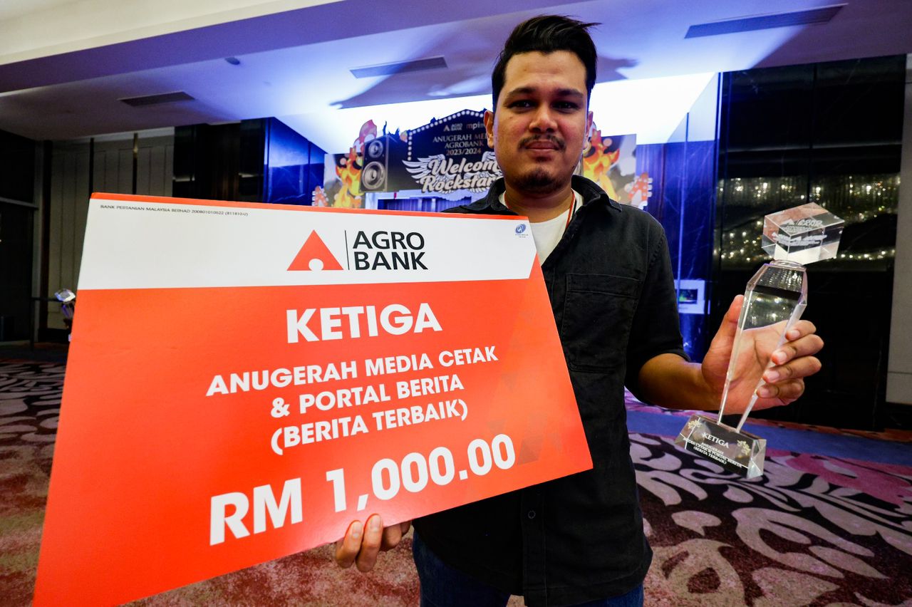 Kosmo! menang tempat ketiga Anugerah Media Agrobank