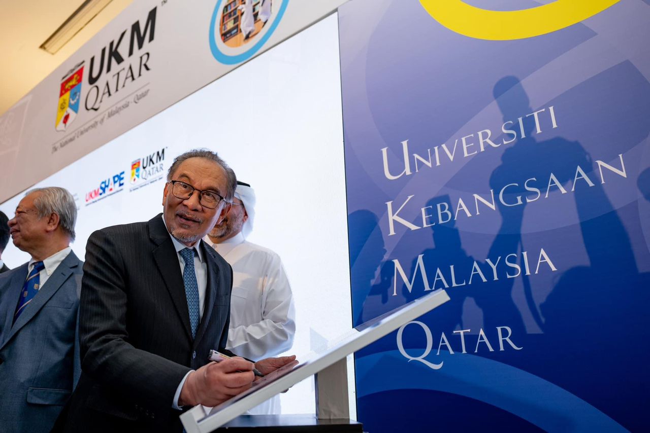 Anwar ucap tahniah kepada UKM atas pembukaan kampus di Doha