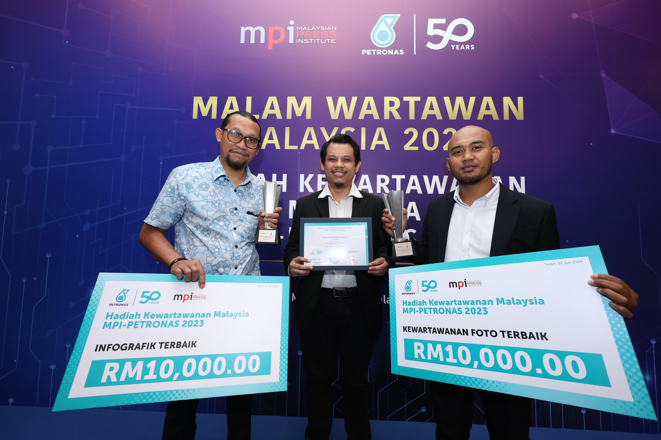 Media Mulia rangkul tiga anugerah Hadiah Kewartawanan MPI-Petronas 2023