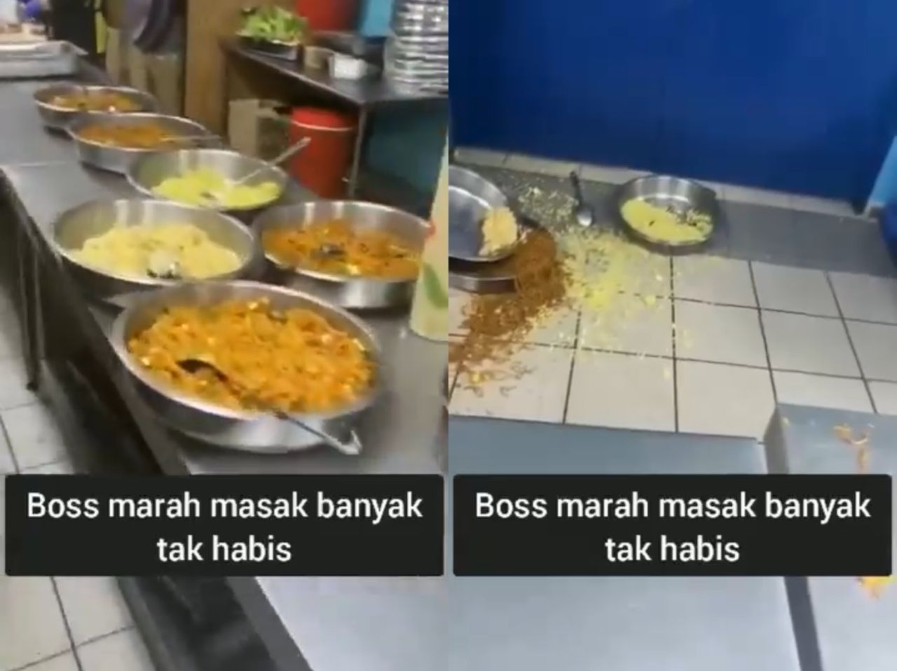 Bos campak makanan, berang staf tak ikut arahan