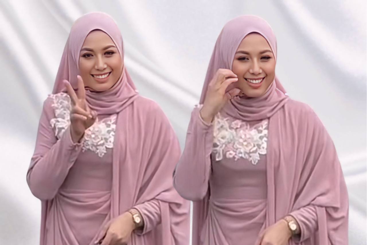 Lama menghilang, Azar Azmi kini berhijab?