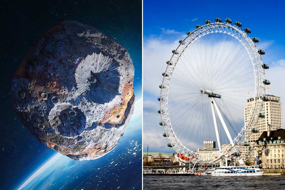 Saintis ramal asteroid sebesar London Eye hentam Bumi