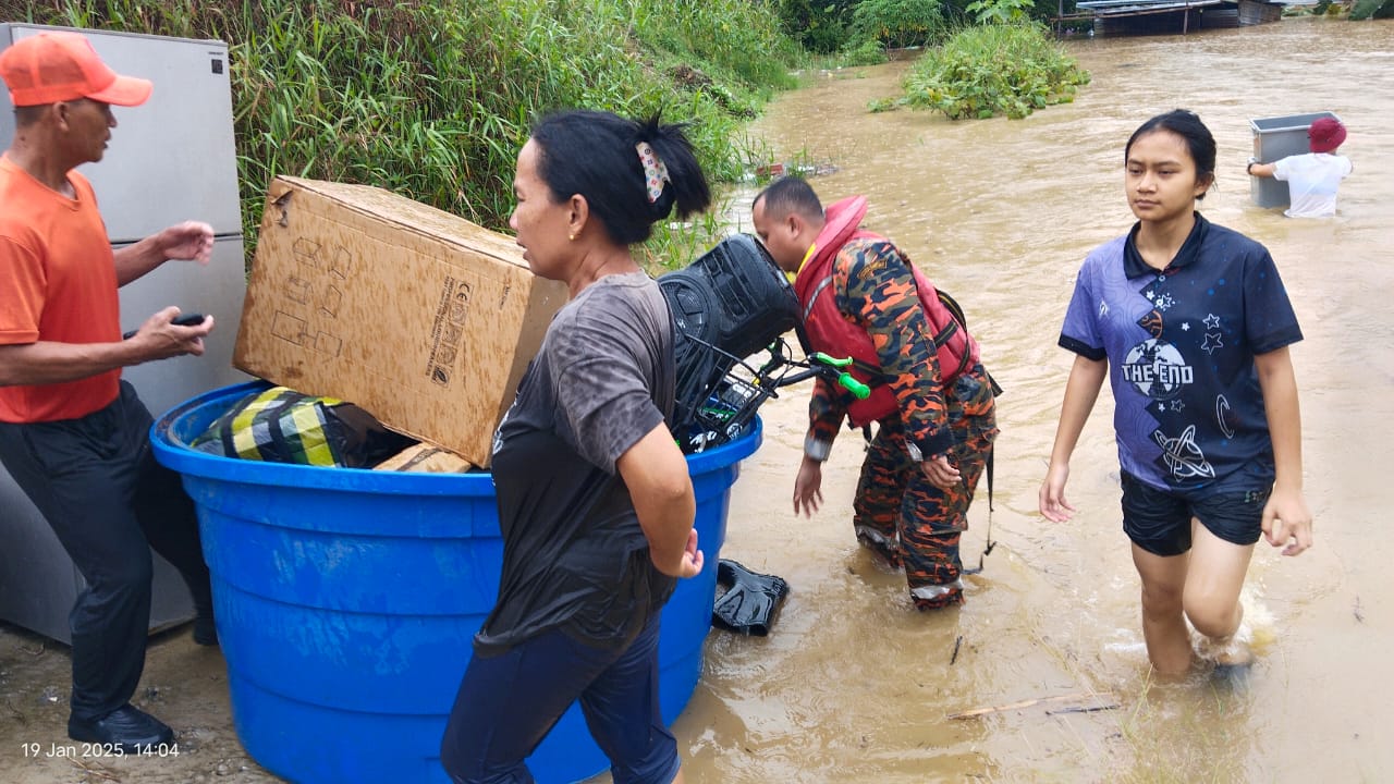 6 kawasan di Sarawak terjejas banjir