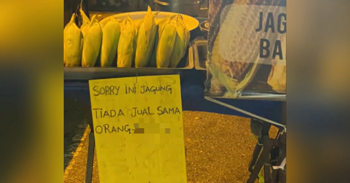 Penjual jagung ‘rasis’ didenda RM400