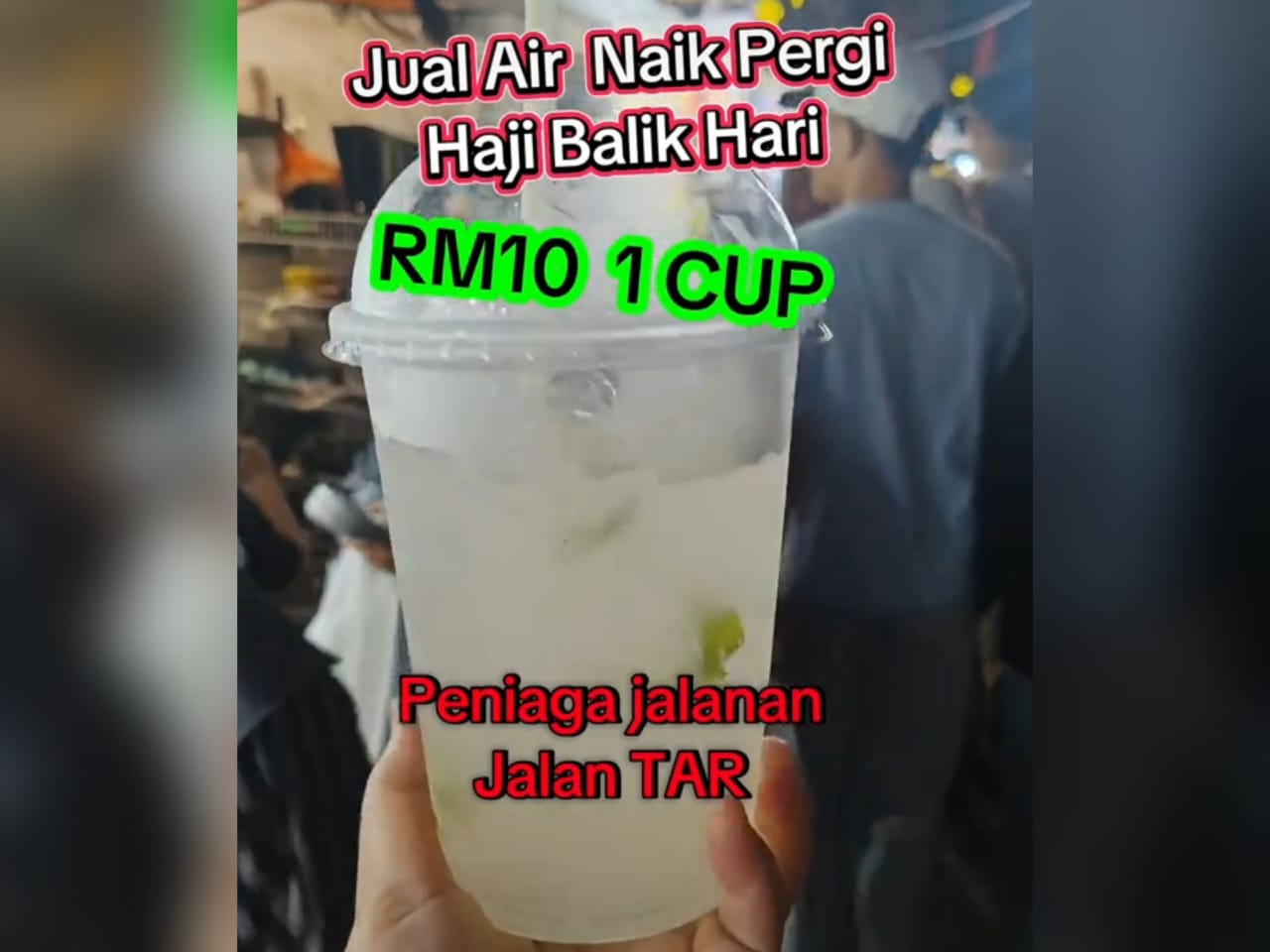 [VIDEO] ‘Air secawan RM10, nak pergi haji balik hari agaknya’