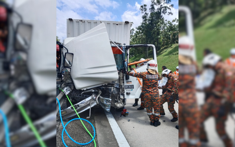 Lelaki maut langgar belakang lori satu tan