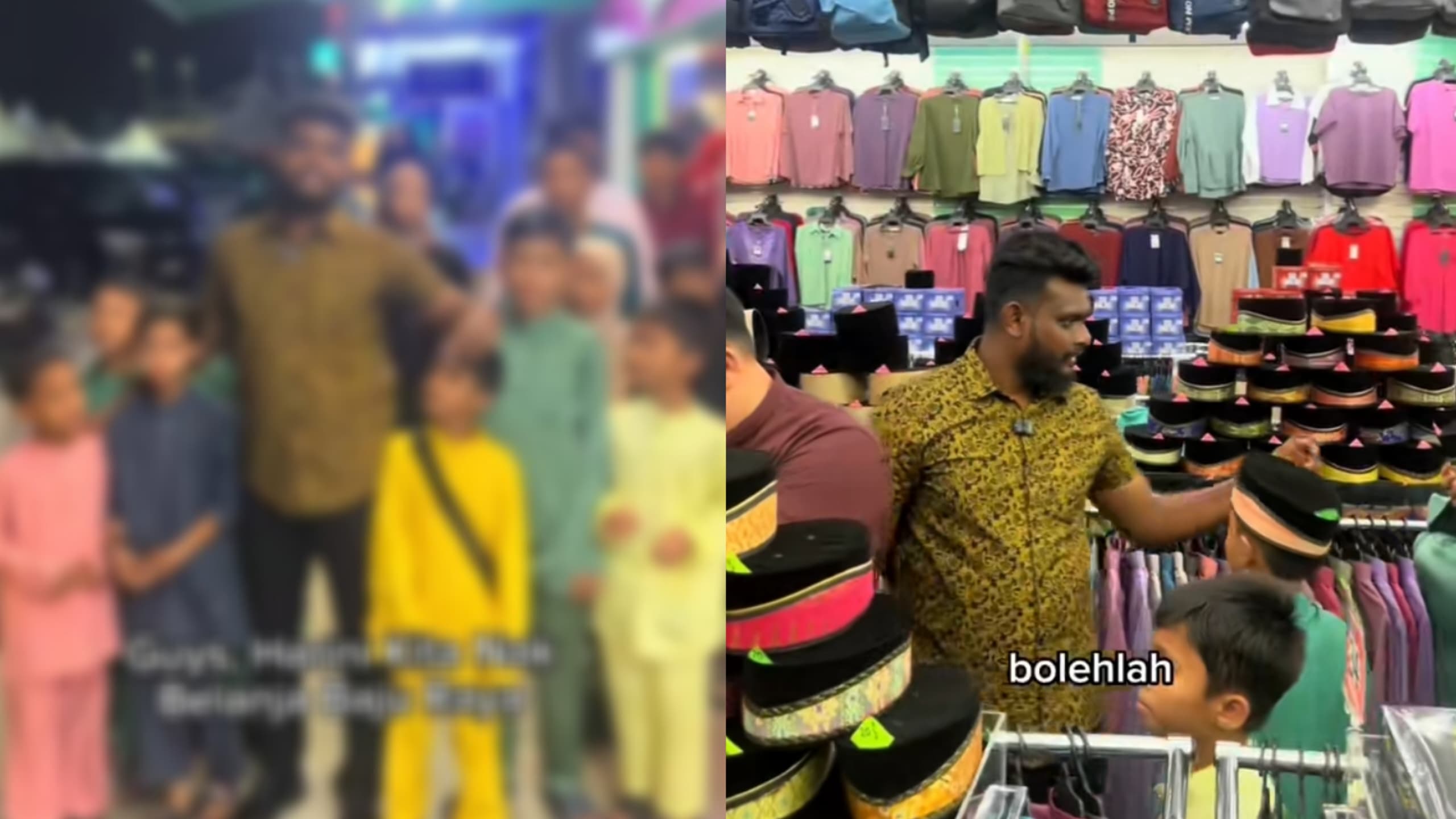 Pempengaruh India belanja anak yatim baju raya