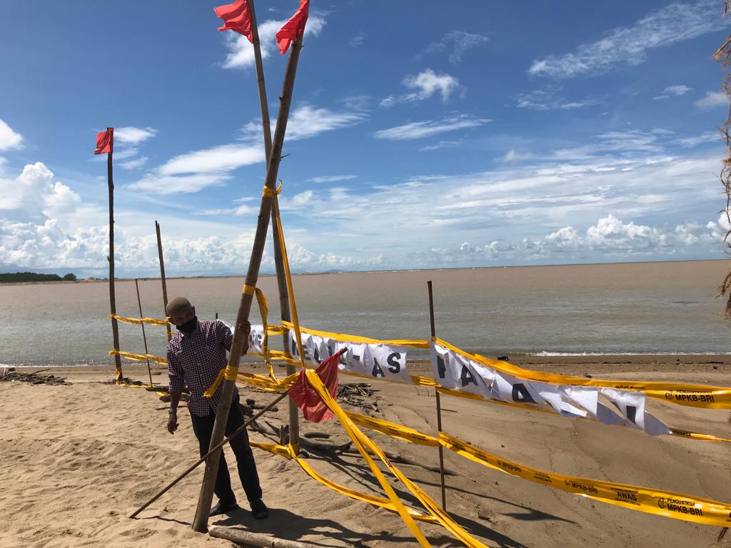 Kawasan ‘laut Terbelah Di Pantai Mek Mas Ditutup Kosmo Digital