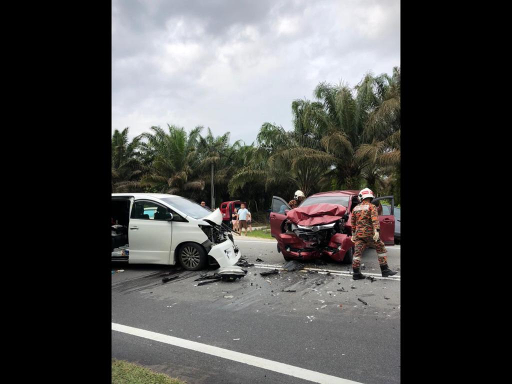 Seorang maut, tujuh cedera nahas tiga kenderaan