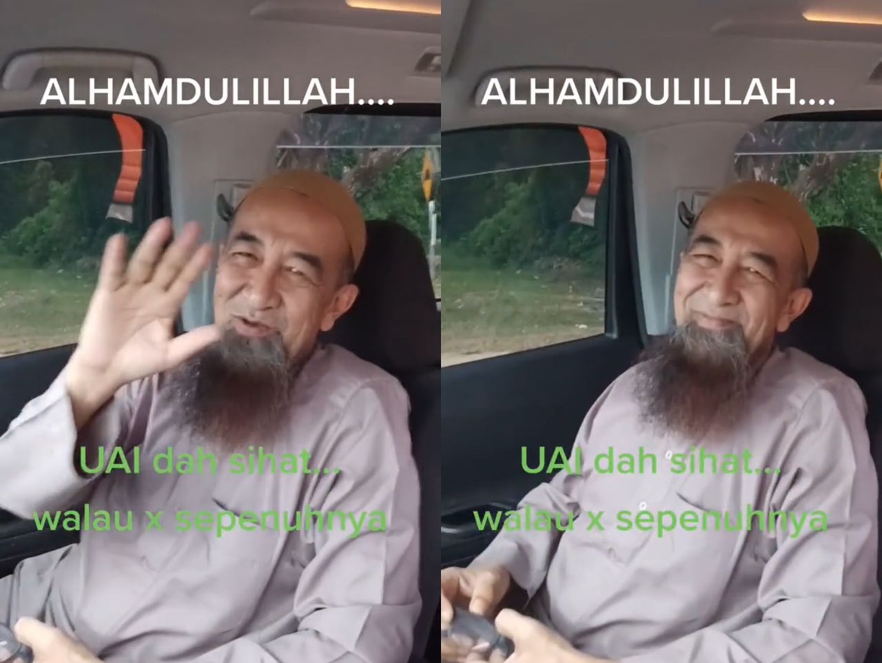 Ustaz Azhar Idrus sudah boleh memandu, kembali sihat