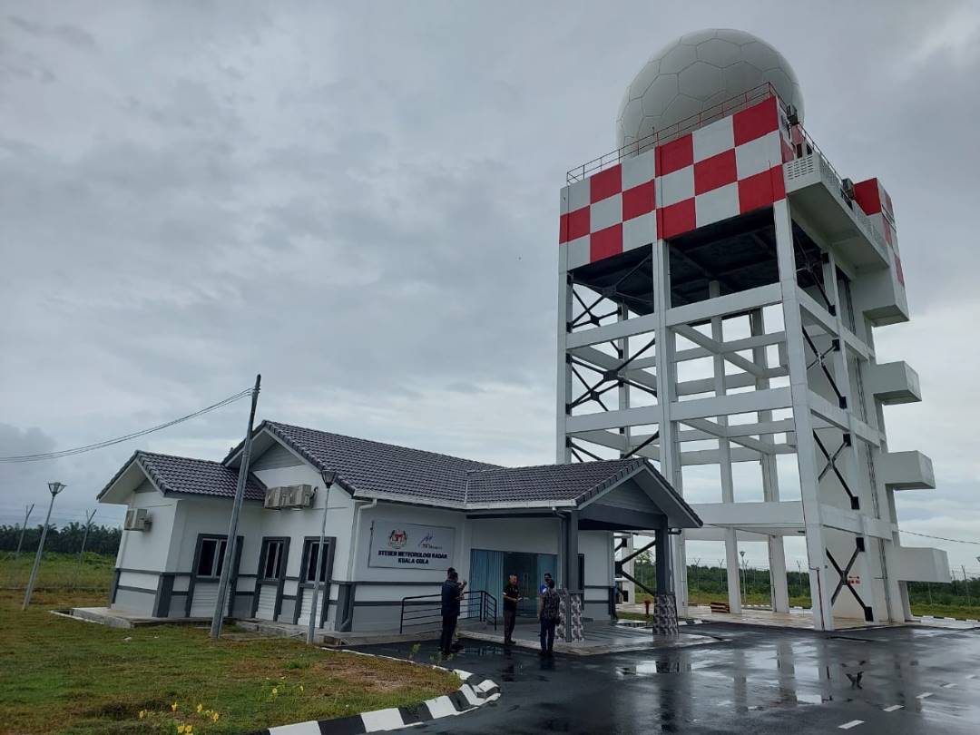 Radar meteorologi Kuala Gula cerap awan hujan 300 KM