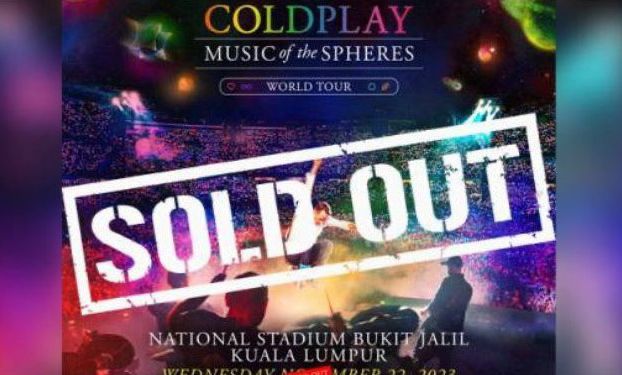 Isu harga tiket Coldplay mahal, pengguna boleh buat aduan