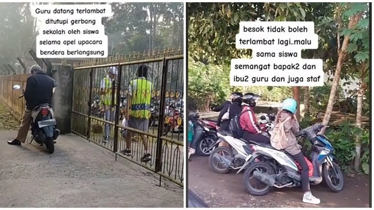 Guru dikunci di luar pagar kerana lambat datang sekolah