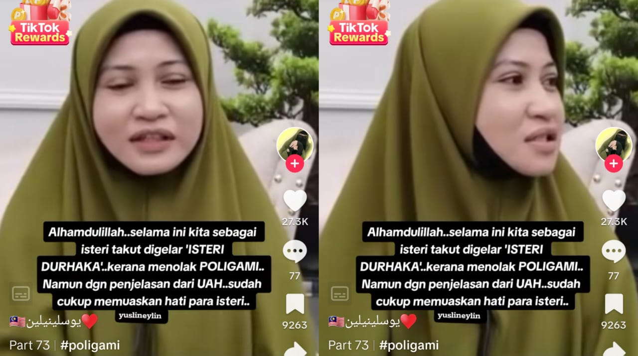 [VIDEO] Isteri tolak poligami tidak berdosa