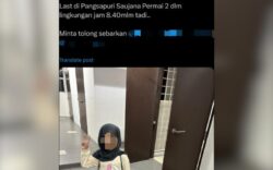 Bukan hilang tapi tersalah turun lif