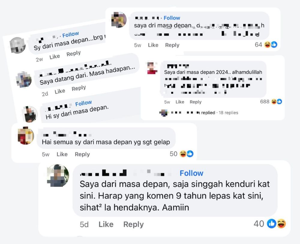 ‘Salam, saya dari masa depan…’