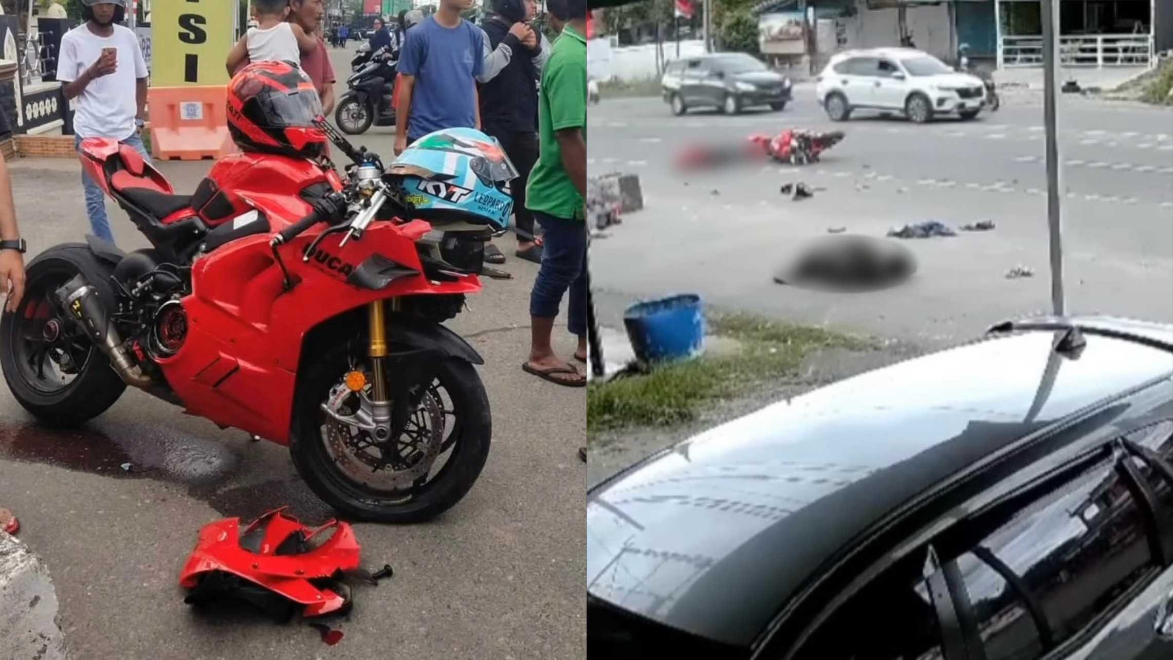 Remaja bawa Ducati dirempuh skuter buat ‘u-turn’