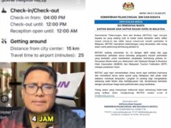 Ramai pertikai jawapan MOTAC isu daftar masuk hotel 4 petang