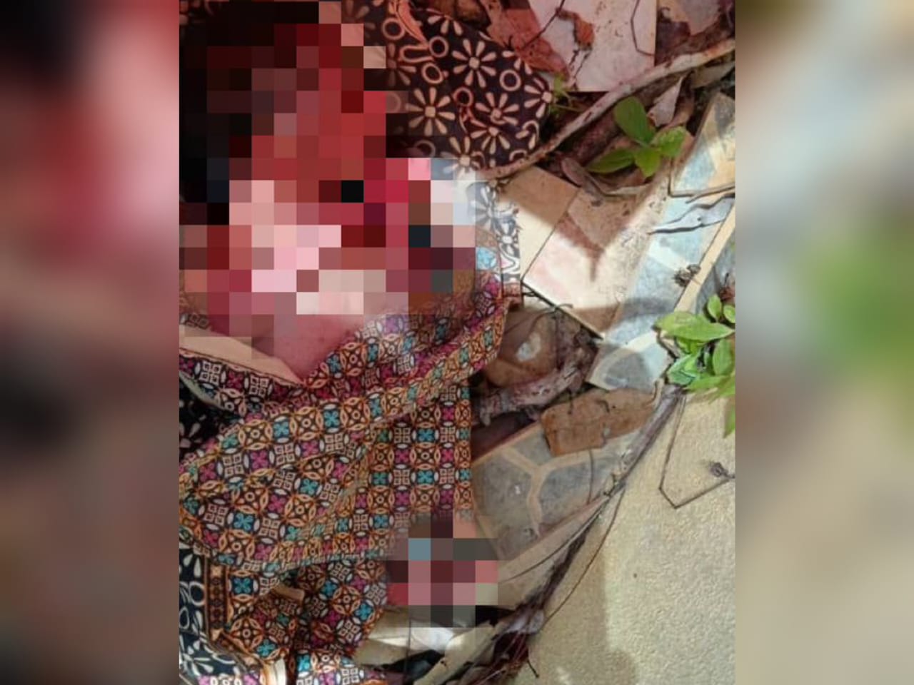 Wanita buang anak belakang rumah dicekup