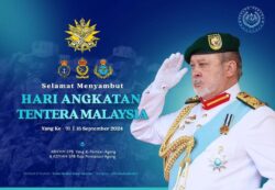 Agong zahir ucapan selamat Hari Angkatan Tentera Malaysia ke-91