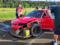 [VIDEO] Abang Adib maut kereta drag hilang kawalan