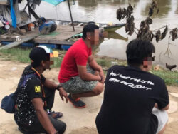 Tiga lelaki dicekup rentas Sungai Golok melalui pangkalan haram