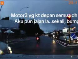 [VIDEO] Kalau ambulans di belakang, jangan langgar lampu isyarat