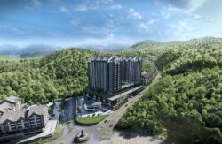 Projek Centrum Iris gabungan moden, klasik Inggeris di Cameron Highlands