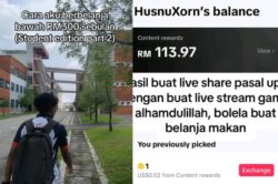 Pelajar kongsi cara belanja bawah RM300 sebulan di universiti