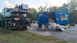 Kontena jajan ‘tutup jalan’ sesak sejam dekat Rantau Abang