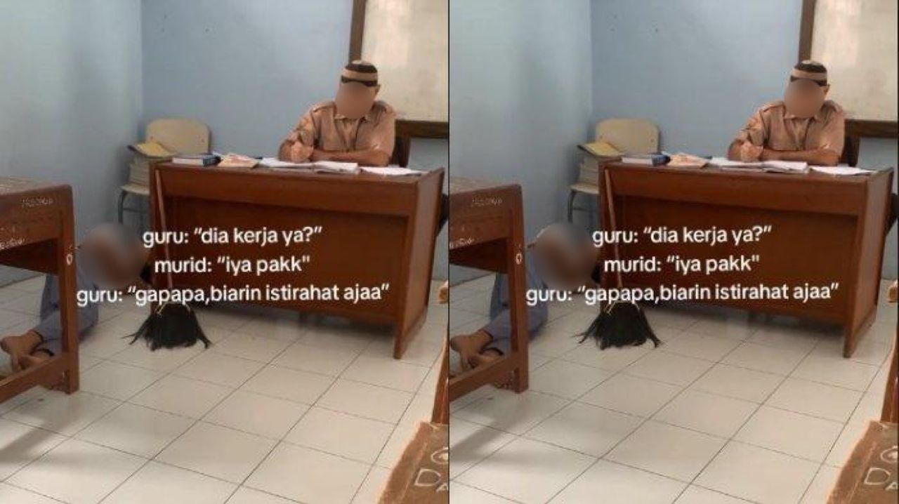 Guru biarkan murid tidur dalam kelas