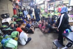 Warga asing kena kepung di pasar borong George Town