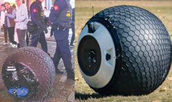 Robot bola canggih polis China tangkas kejar penjenayah