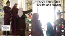 [VIDEO] ‘Pasangan pengantin tinggi macam Menara Berkembar Petronas’