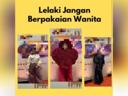 Jangan normalisasi, sokong lelaki berpakaian wanita, songsang!