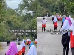 [VIDEO] Pelajar rentas desa dikejar lembu, netizen persoal keselamatan