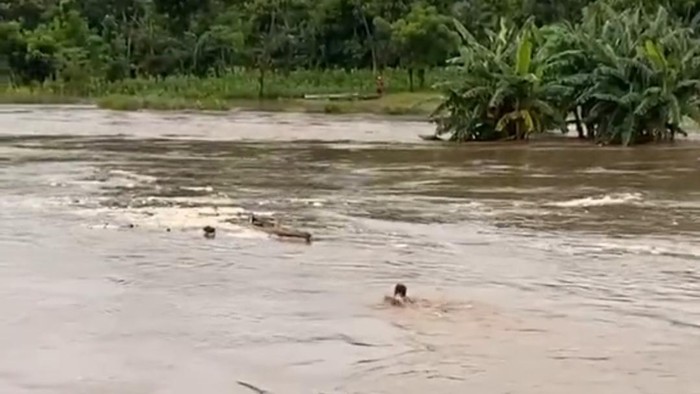 lelaki redah banjir