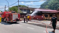 Bangunan APM Daerah Baling terbakar